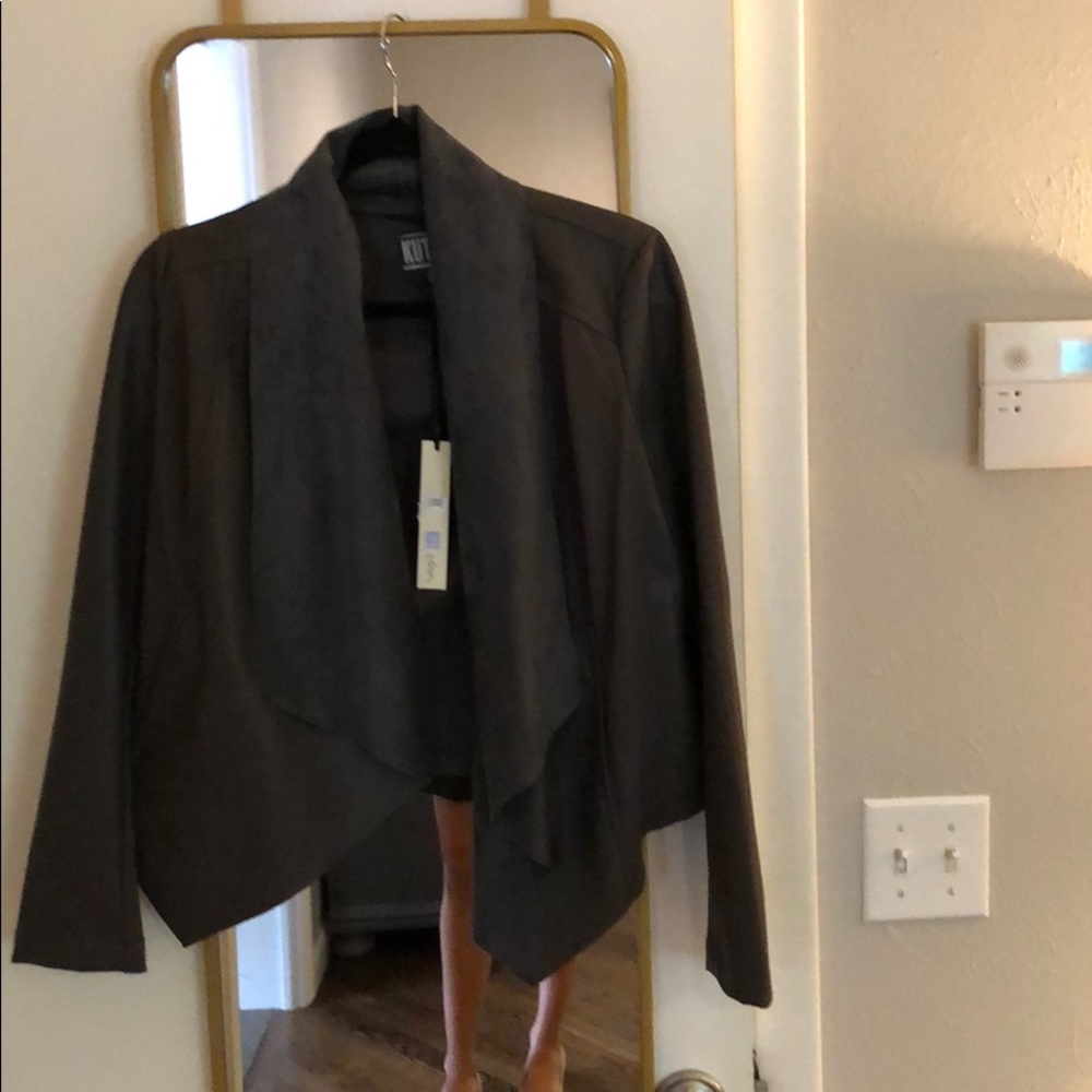 Faux leather jacket